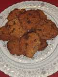Galletitas de avena, chocolate y aceite de coco