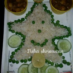 A picture of Chole chawal.