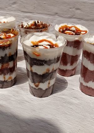 A picture of Cake parfait.