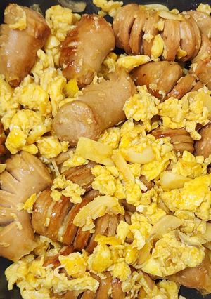 Foto resep Tumis Sosis Telur