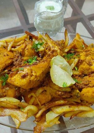 A picture of Chicken Tanduri Tikka.