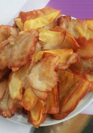 Hình của món bánh chuối chiên.