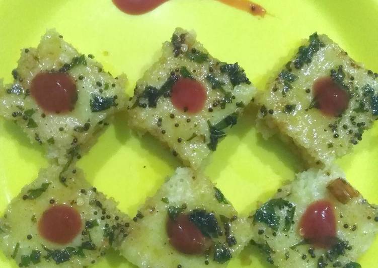 Steps to Make Speedy Instant khaman dhokla