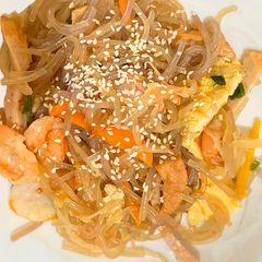 A picture of Japchae.