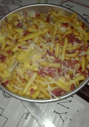 Foto principal de Patatas con beicon y queso al horno 