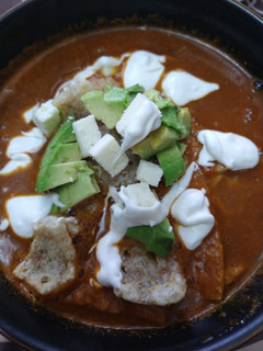 A picture of Tortilla Soup.
