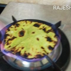 A picture of Palak Roti.