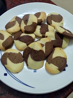 氣炸~雙色餅乾 的食譜成品照片