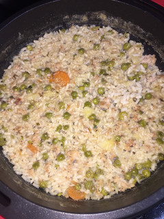 Una foto de Arroz en caldo de cordero al horno