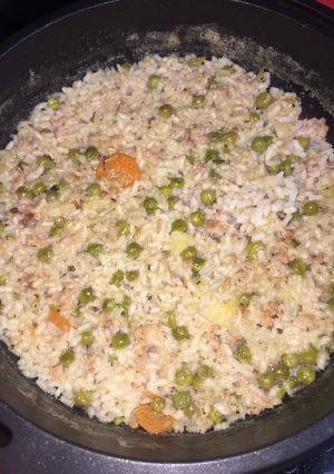Foto principal de Arroz en caldo de cordero al horno