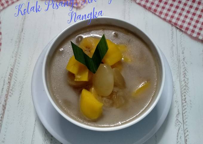 Kolak Pisang, Kolang-kaling, Nangka