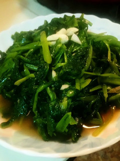 燙綠葉鹿角A菜 的食譜成品照片
