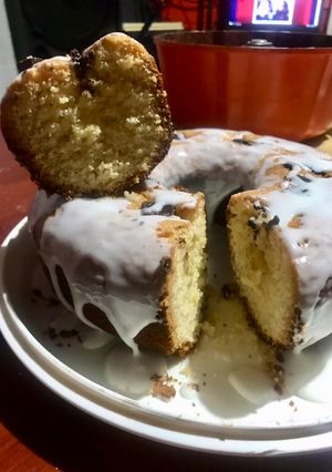 Una foto de Budín de naranja con aceite