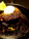 Tortitas de Zucchini y Labneh