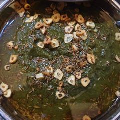 A picture of Sarsoo ka saag.