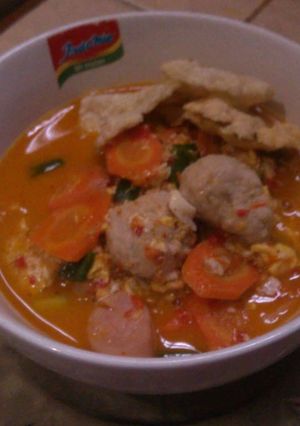 Foto resep Seblak merah pedas