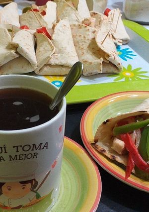 Una foto de Fajitas de pollo 🌯