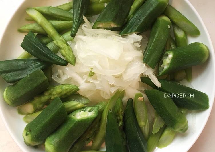 Resep Salad Okra &amp; Asparagus 🥗 yang Menggugah Selera