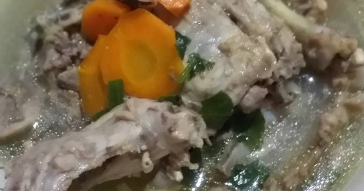 Resep Sop Tulangan Ayam Simple Oleh Bunda Balqis88 Cookpad