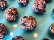 A picture of protein powder balls