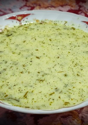 عکسی از دستور آش دوغ