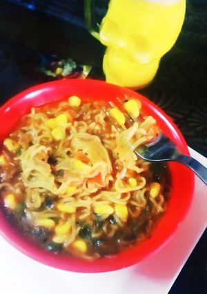 A picture of Achari Curry Maggi.