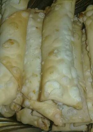 Foto resep Kulit pangsit isi pisang