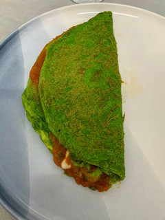 Una foto de Tortipizza de espinacas