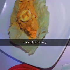 A picture of Vegetable moi moi.
