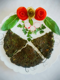 عکسی از دستور کوکو سبزی