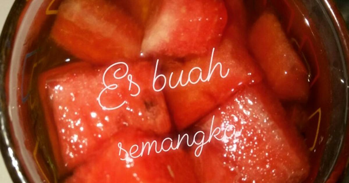 524 resep es buah semangka enak dan sederhana - Cookpad