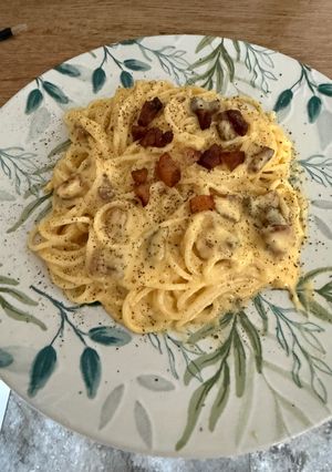 Foto principal de Carbonara (auténtica italiana) con pasta