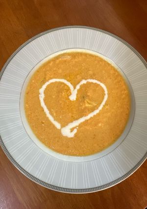 Una foto de Crema de zanahoria