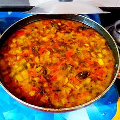 A picture of Mushroom Curry.