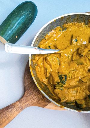Une photo de Curry de courgettes