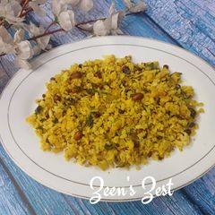 A picture of Spring Onion Poha.