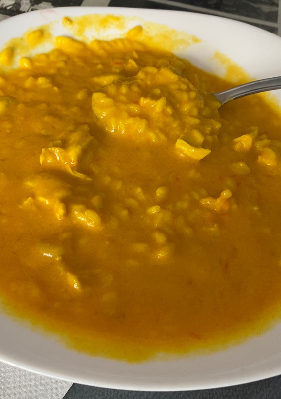 Una foto de Arroz con pollo Thermomix