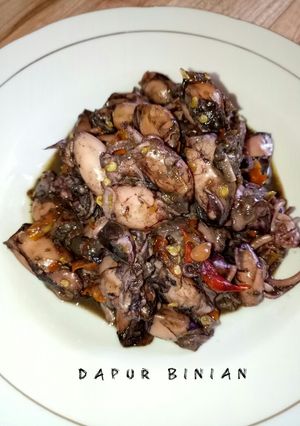 Foto resep Tumis Cumi Hitam Pedas