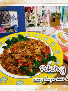 Foto resep Pokchoy oseng tempe saus lada hitam ala Nasywa humaimah