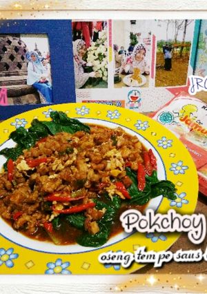 Foto resep Pokchoy oseng tempe saus lada hitam ala Nasywa humaimah