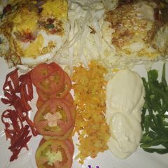 A picture of My special Egg salad.