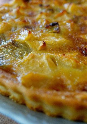 Une photo de Tarte pommes rhubarbe au Cook Expert
