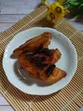 Pisang kepok goreng kismis