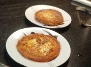 Una foto de queso provoleta