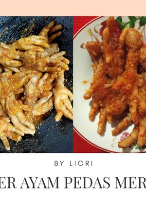 Foto resep Ceker Ayam Mercon⚡