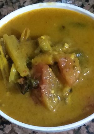 A picture of Drumstick Curry.