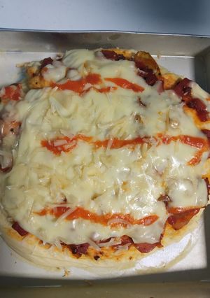 Foto resep Pizza extra cheese teflon/oven