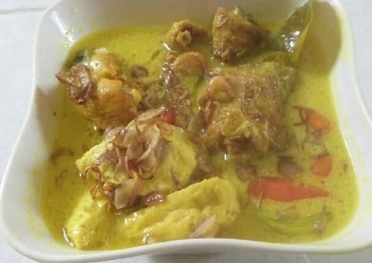 Opor Tahu Ayam