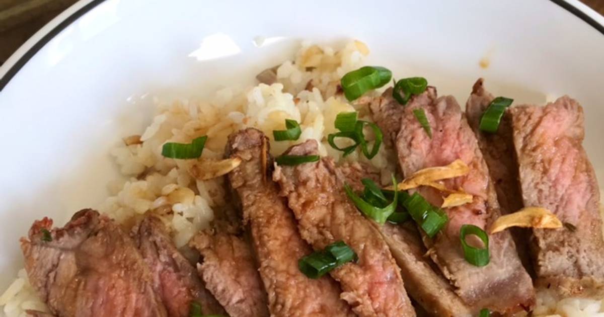 Teriyaki SPAM Rice Bowl Recipe by Hiroko Liston - Cookpad