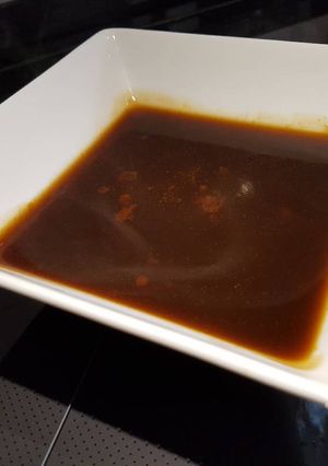 Una foto de Salsa agridulce facil